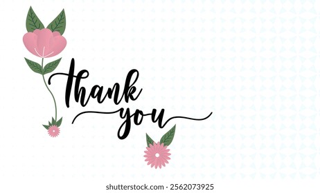 Beautiful Thank You  typographic text design showcasing a stylish and creative Thank You message. Ideal for expressing gratitude with a Thank You theme in cards, posters, and digital graphics.