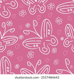 beautiful theme pattern with pink background