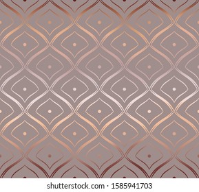 Beautiful thin fan tiles seamless pattern. Elegant delicate background. Stylish texture art deco. Abstract design for interior, fabric, wallpaper, wrapping paper, gift wrapper, packaging, prints