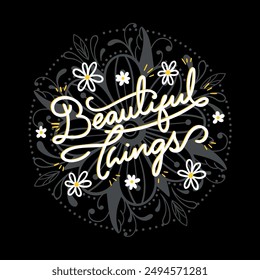 Beautiful Things Graphic Tees For Kids Tshirt Artwork Print
