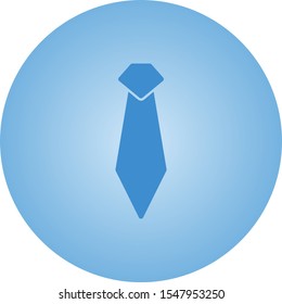 Beautiful Tie Vector Glyph icon