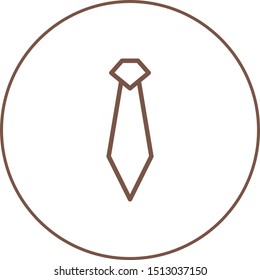 Beautiful Tie vector line icon