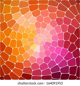   Beautiful tile background of multicolored shape.  Vector illustration for Business Brochure or Cover.