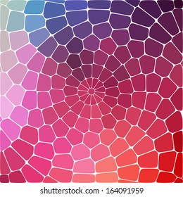   Beautiful tile background of multicolored shape.  Vector illustration for Business Brochure or Cover.