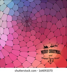   Beautiful tile background of multicolored shape.  Vector illustration for Business Brochure or Cover.