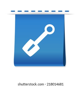 Beautiful Tools Shovel web icon