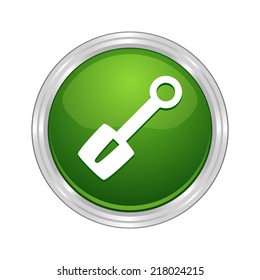 Beautiful Tools Shovel web icon