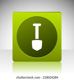 Beautiful Tools Shovel web icon