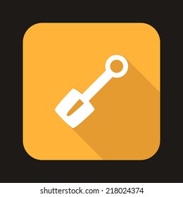 Beautiful Tools Shovel web icon