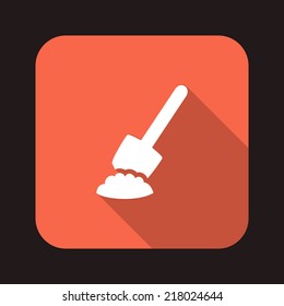Beautiful Tools Shovel web icon