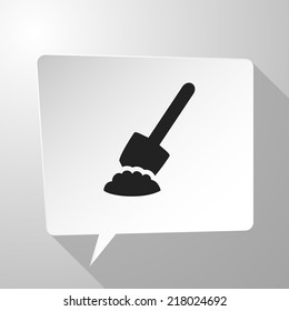 Beautiful Tools Shovel web icon