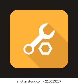 Beautiful Tools Wrench web icon