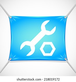 Beautiful Tools Wrench web icon
