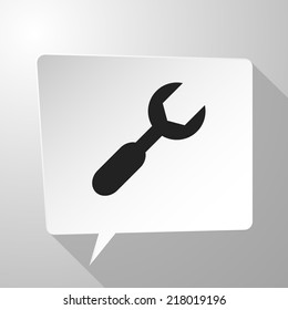 Beautiful Tools Wrench web icon