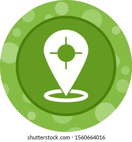 Beautiful Track Location Glyph Vector Icon