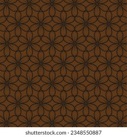 diseño de patrones de batik hermosos y tradicionales