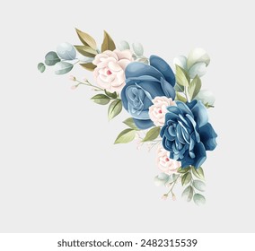 Beautiful and Traditional Watercolor Floral Vector. Illustrator and designer. Wedding Invites, save the date, Birthday Invites, Video Invites, E-Cards.