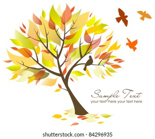 Beautiful Tree and birds