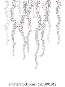 Beautiful tree branch silhouette background for wallpaper sticker