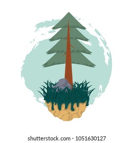 Beautiful tree cartoon