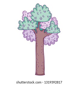 beautiful tree fairytale icon