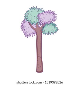 beautiful tree fairytale icon