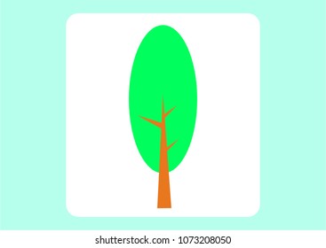 Beautiful tree icon