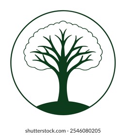 Un hermoso árbol ilustraciones para diseños.