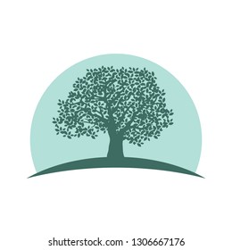 beautiful tree, logo icon