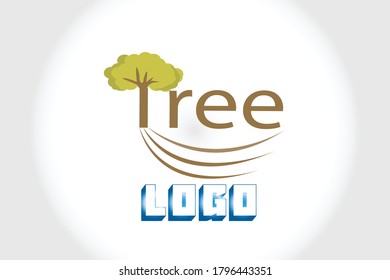 Hermosa plantilla de logotipo de árbol lista