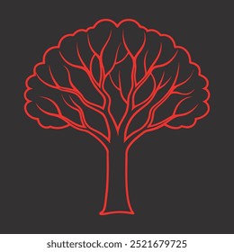 Beautiful tree with lush green leaves, bathed in sunlight, symbolizing nature's beauty and serenity. Perfect for eco-friendly designs, nature backgrounds, and environmental projects.

