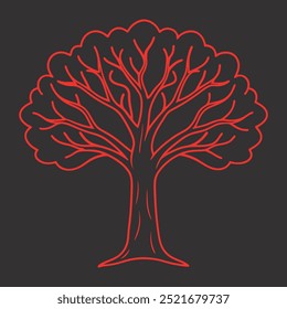 Beautiful tree with lush green leaves, bathed in sunlight, symbolizing nature's beauty and serenity. Perfect for eco-friendly designs, nature backgrounds, and environmental projects.

