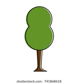 beautiful tree park icon