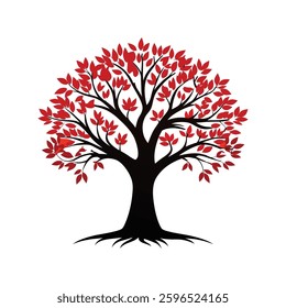 beautiful tree and vector design 