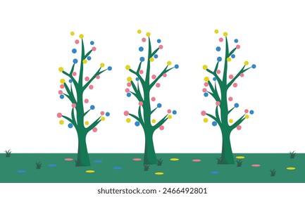 So Beautiful Tree vector illustraion for use.