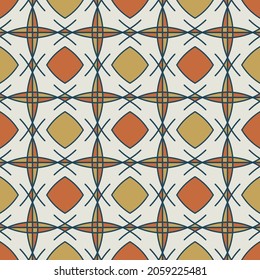 Beautiful trellis seamless pattern. Vector illustration for celebration, party, holiday, invitation and Your project.Modern Creative Style. Strict decor.