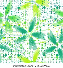 Beautiful Trendy vector Floral pattern in the many kind of flowers. Botanical Motifs scattered random. 