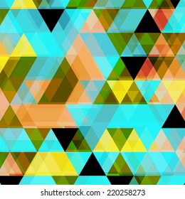 Beautiful Triangle Vector Background