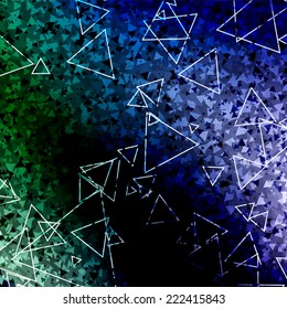 Beautiful Triangle Vector Background