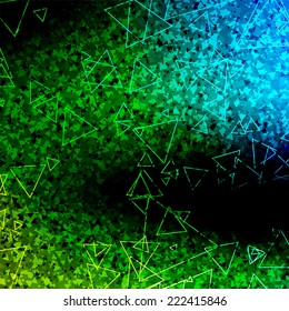 Beautiful Triangle Vector Background