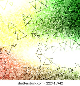 Beautiful Triangle Vector Background