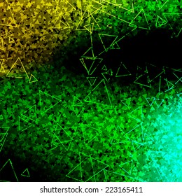 Beautiful Triangle Vector Background