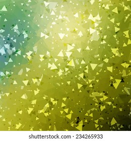 Beautiful Triangle Vector Background