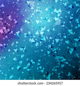 Beautiful Triangle Vector Background