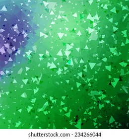 Beautiful Triangle Vector Background
