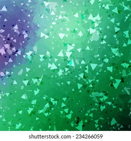Beautiful Triangle Vector Background