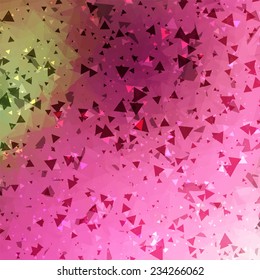 Beautiful Triangle Vector Background