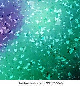 Beautiful Triangle Vector Background