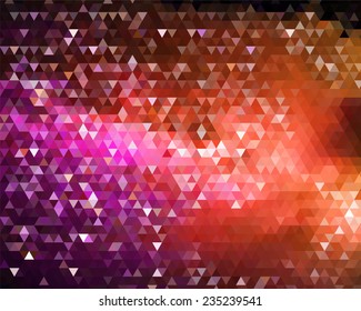 Beautiful Triangle Vector Background