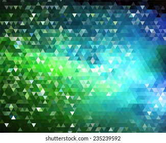 Beautiful Triangle Vector Background